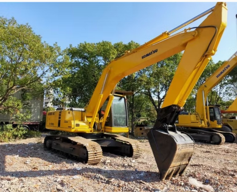 Used Komatsu PC200-6 Crawler Excavator Backhoe