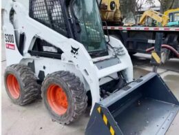 Used Mini Skid Steer Loader Bobcat S300 Wheel Small